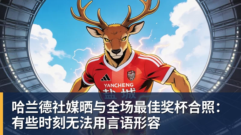 哈兰德社媒晒与全场最佳奖杯合照：有些时刻无法用言语形容